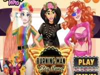 ELSA burning man stay home image