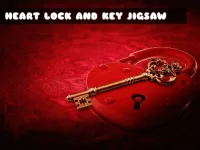 HEART LOCK AND KEY JIGSAW image